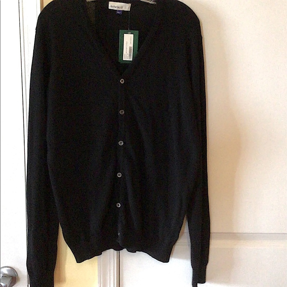 Black Lightweight Cardigan